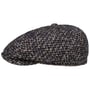 Tuckmill Wool Flat Cap by Stetson blue-beige