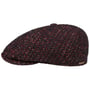 Tuckmill Wool Flat Cap by Stetson navy-red