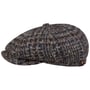 Hatteras Hoback Virgin Wool Flat Cap by Stetson beige-blue