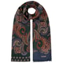 Multicolour Paisley Wool Scarf by Stetson navy