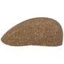 Eskridge Ivy Jersey Flat Cap by Stetson beige-brown