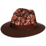 New Paisley Crown Wool Hat by Alfonso D’Este dark brown