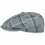 Miramo Check Coolmax Flat Cap grey