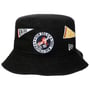 All-Over Patch Bucket Hat by New Era black