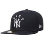 59Fifty Team League Yankees Cap by New Era navy