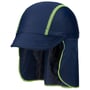 Twotone Kids Beach Cap by maximo navy