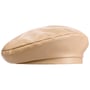Classic Leather Women’s Beret by Lierys beige