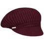 Cashmere Newsboy Cap by Seeberger bordeaux