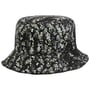 Needlepunch Floral Bucket Cloth Hat by Kangol black