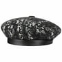 Needlepunch Floral Beret by Kangol black