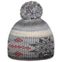 Ike Pompom Beanie Hat by Eisbär dark grey