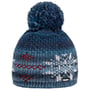 Ike Pompom Beanie Hat by Eisbär blue