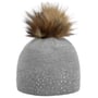 Nalin Lux Crystal Beanie Hat by Eisbär grey