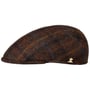 Vialo Wool Check Flat Cap by Lierys Gold brown