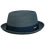 Ruviano Pork Pie Straw Hat by Stetson navy