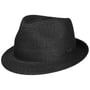 Dawson Toyo Trilby Straw Hat by Stetson black
