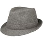 Shetland Wool Trilby Hat by Lierys grey