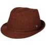 Shetland Wool Trilby Hat by Lierys rust