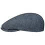 Kent Inspection Tag Flat Cap by Stetson blue-mottled