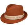 Janvell Trilby Wool Hat by Lierys rust