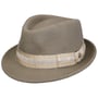 Janvell Trilby Wool Hat by Lierys taupe