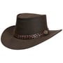 Wallaroo Leather Hat by Scippis brown