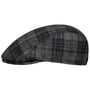 Lennart Shetland Check Flat Cap by Mayser grey-blue