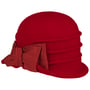 Lorena Wool Hat by bedacht red