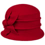 Maliva Milled Wool Hat by McBURN red