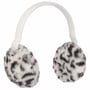 Fake Fur Ear Warmers by McBURN white-black