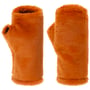 Faux Fur Wrist Warmers by McBURN orange