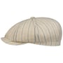 Hatteras Ledford Linen Flat Cap by Stetson nature-blue
