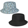 Allover Fish Bucket Reversible Hat by Stetson blue