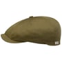 Hatteras Hertford Flat Cap by Stetson olive