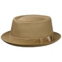 Cotton Pork Pie Cloth Hat by Stetson khaki