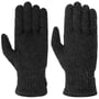 Lambswool Knit Gloves by Caridei anthracite