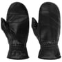 Leather Mittens Unisex by Lipodo black
