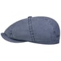 Hatteras Uni Cotton Flat Cap by Stetson blue