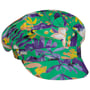 Colour Flowers Newsboy Cap by Seeberger green