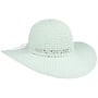 Levina Straw Hat by Seeberger mint green