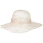 Sinamay Wavy Brim Straw Hat by Seeberger cream white
