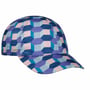 Graphic Print Cap by Seeberger blue