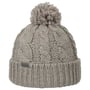 Reflective Yarn Knit Beanie by Gebeana light grey