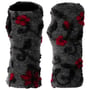Suvera Wool Wrist Warmers by Gebeana anthracite