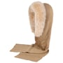 Uni Merino Hat-Scarf by Gebeana beige