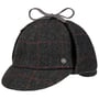 Deerstalker Check Cap by Lierys black-grey