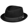 Classic Diamond Crown Wool Hat by Stetson black