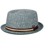 Carignano Pork Pie Straw Hat by Lipodo petrol blue
