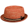 Carignano Pork Pie Straw Hat by Lipodo red-mottled