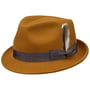 Levamo Trilby Wool Hat by Stetson cognac